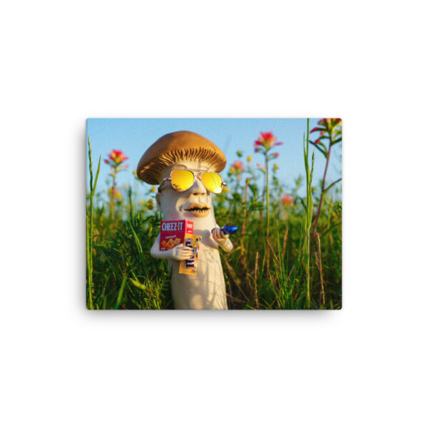 S-0043 Slim Canvas (0.75" deep): "Cheezy" (choose size) - Image 2